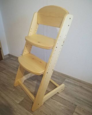 Rostoucí židle Vanessa #rostoucizidle #zdravesezeni #rostouci #zidle #masiv #borovice #drevo